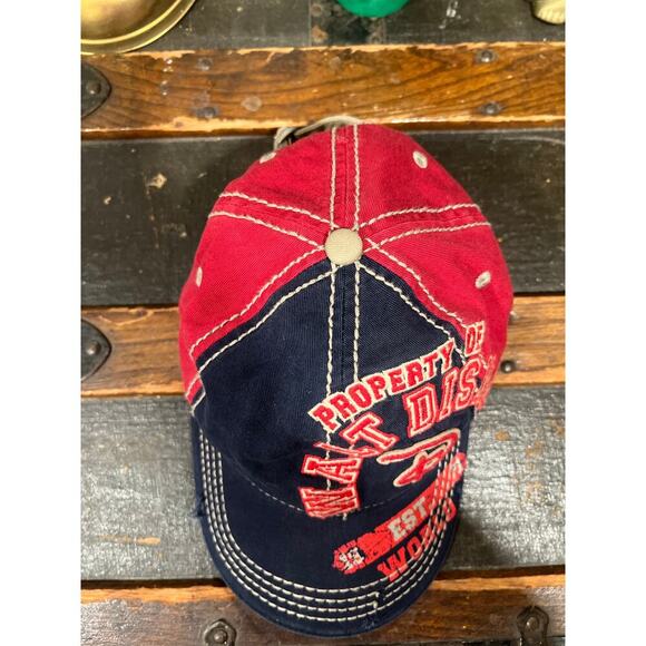 Disney Parks Property of Walt Disney World Baseball Cap Hat Distressed - Picture 3 of 6